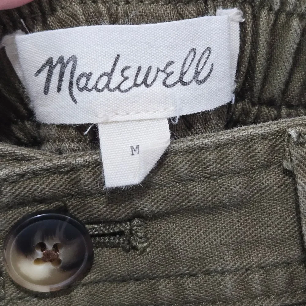 Madewell olive shorts